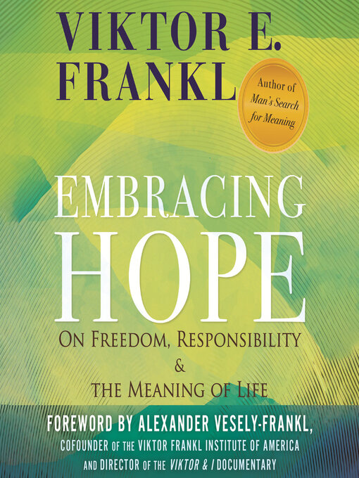 Title details for Embracing Hope by Viktor E. Frankl - Wait list